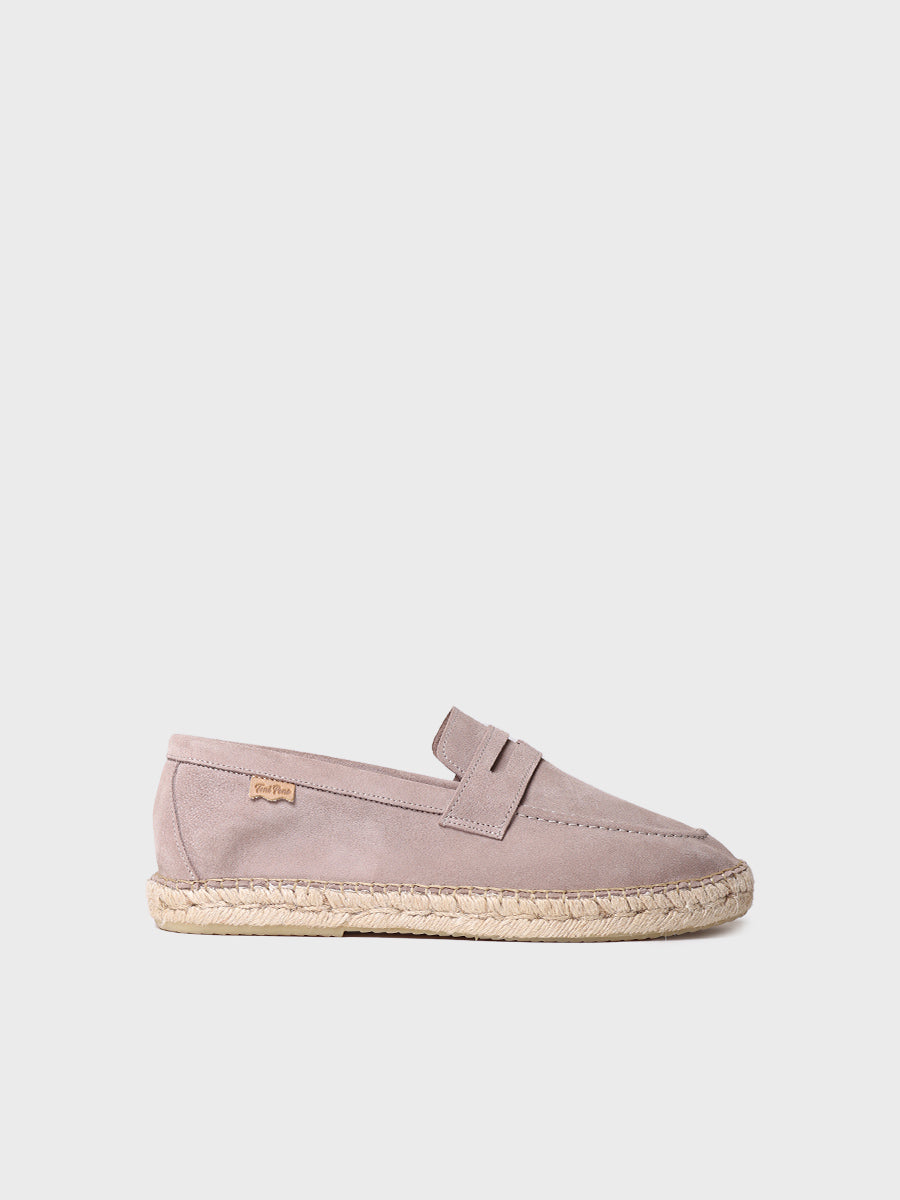 MENS ESPADRILLES IN SPLIT LEATHER -BENET