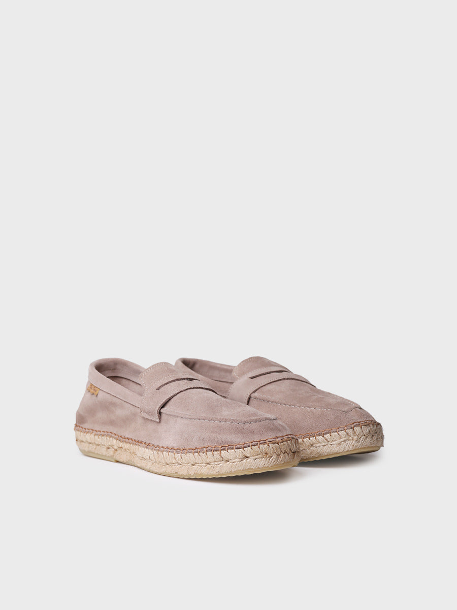 MENS ESPADRILLES IN SPLIT LEATHER -BENET