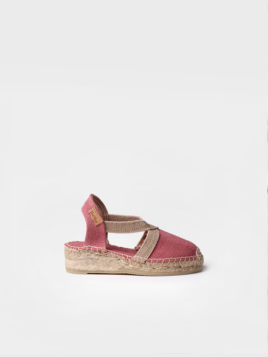 GIRL'S ESPADRILLES WITH ELASTICS-EDITA-V