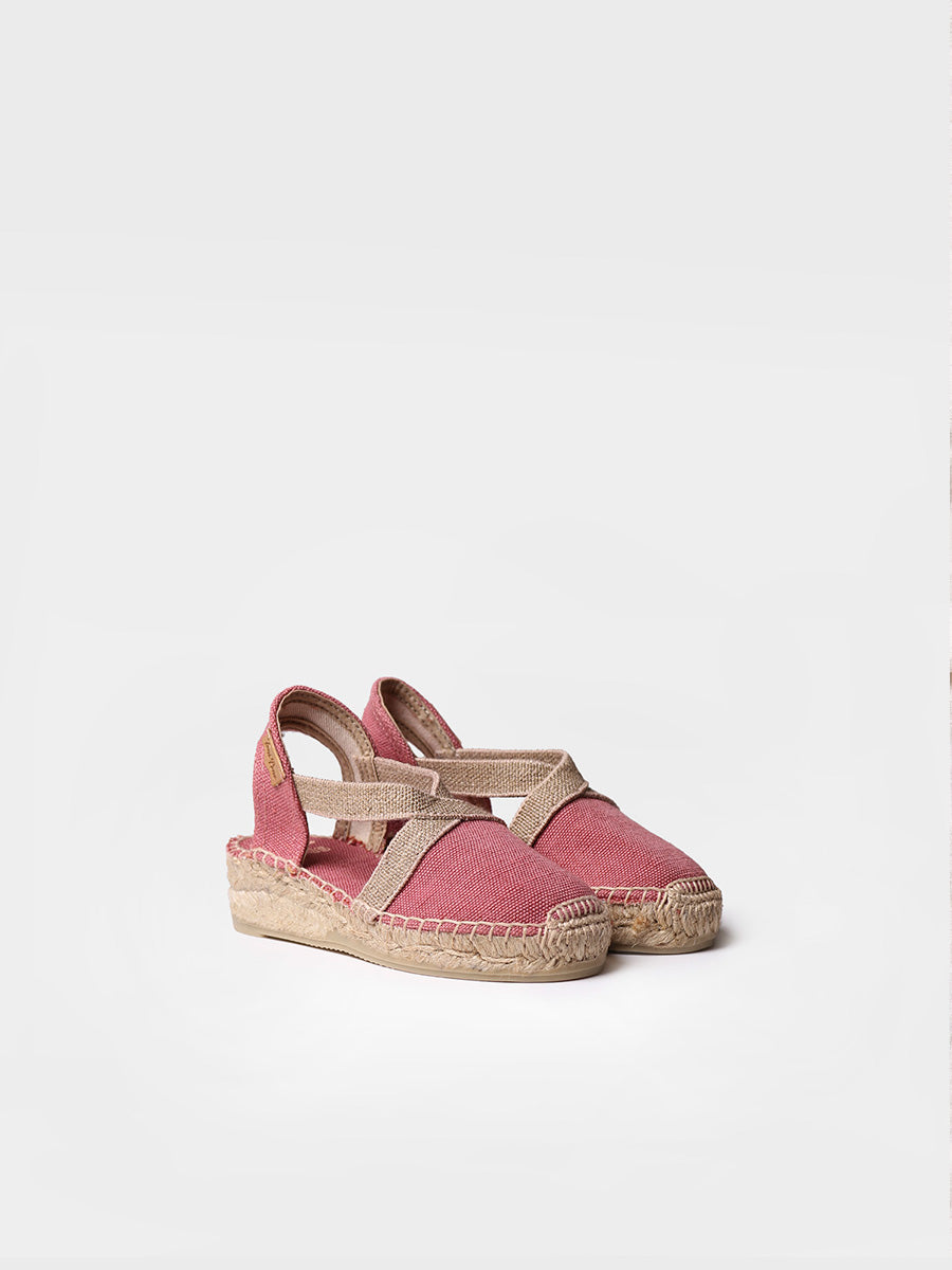 GIRL'S ESPADRILLES WITH ELASTICS-EDITA-V