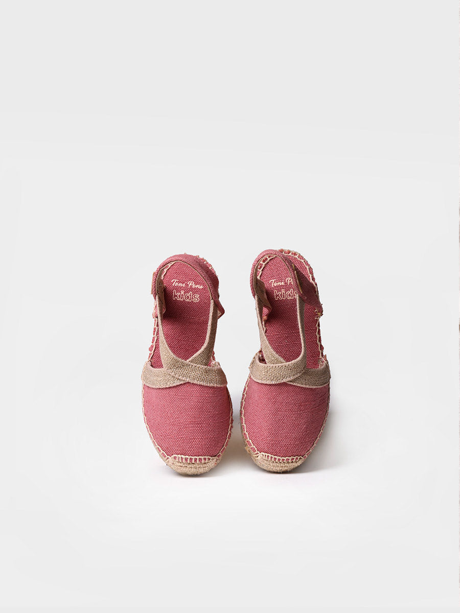 GIRL'S ESPADRILLES WITH ELASTICS-EDITA-V
