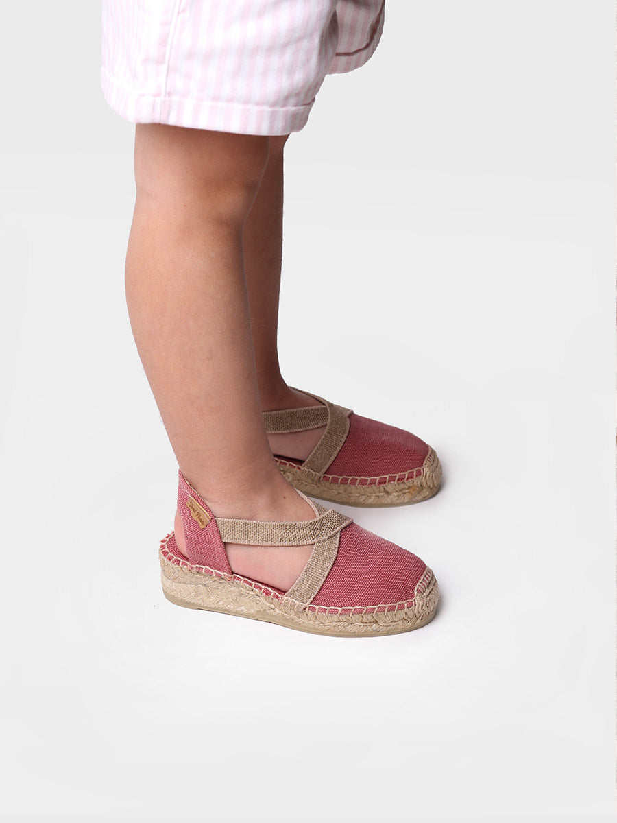 GIRL'S ESPADRILLES WITH ELASTICS-EDITA-V