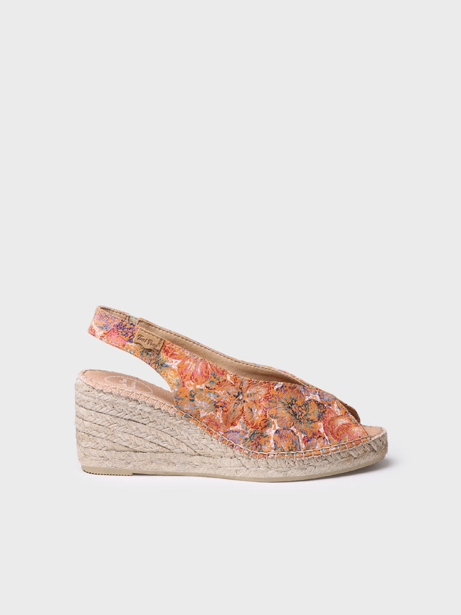 WEDGE ESPADRILLES PEEP TOE STYLE-LAILA-LL