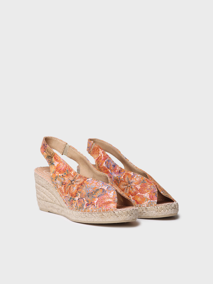 WEDGE ESPADRILLES PEEP TOE STYLE-LAILA-LL