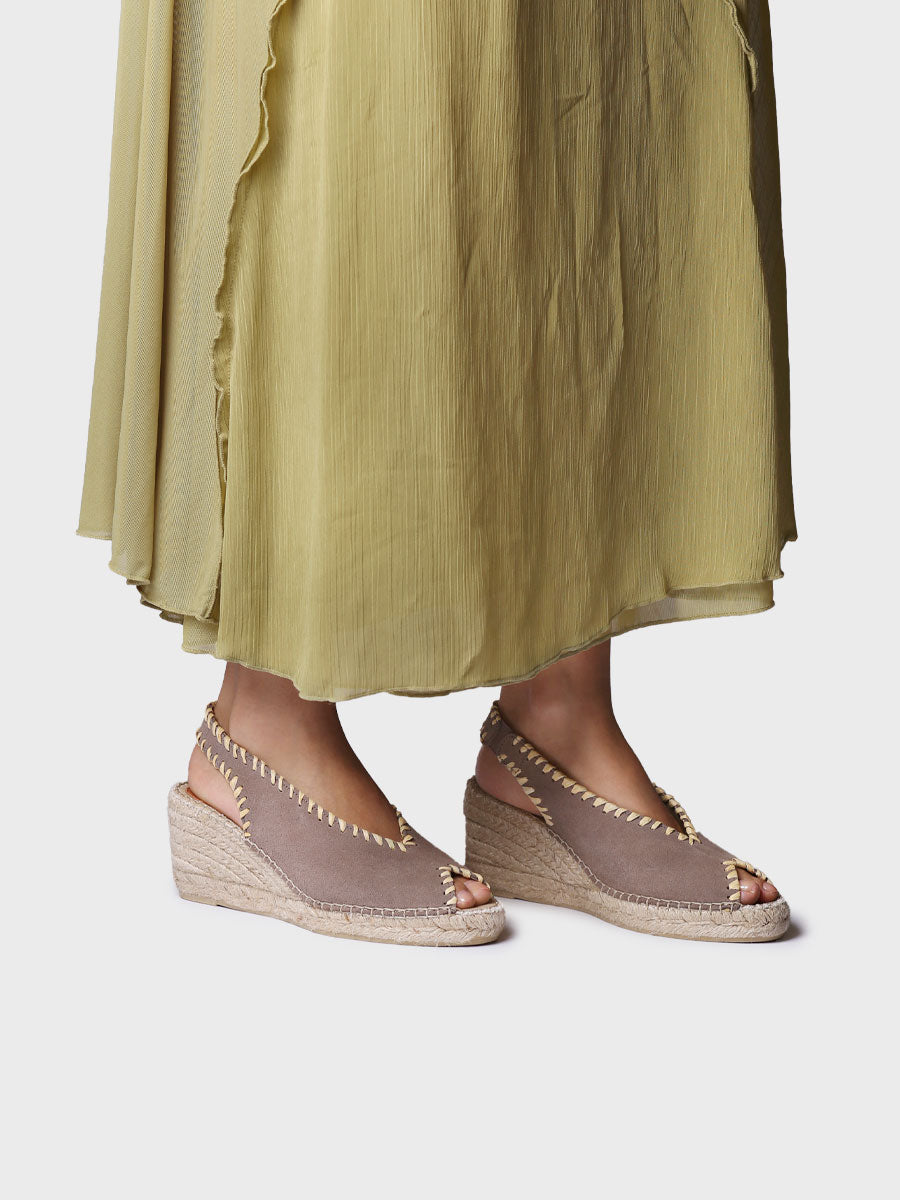 WOMEN'S PEEP-TOE WEDGE ESPADRILLE | LAILA-SD