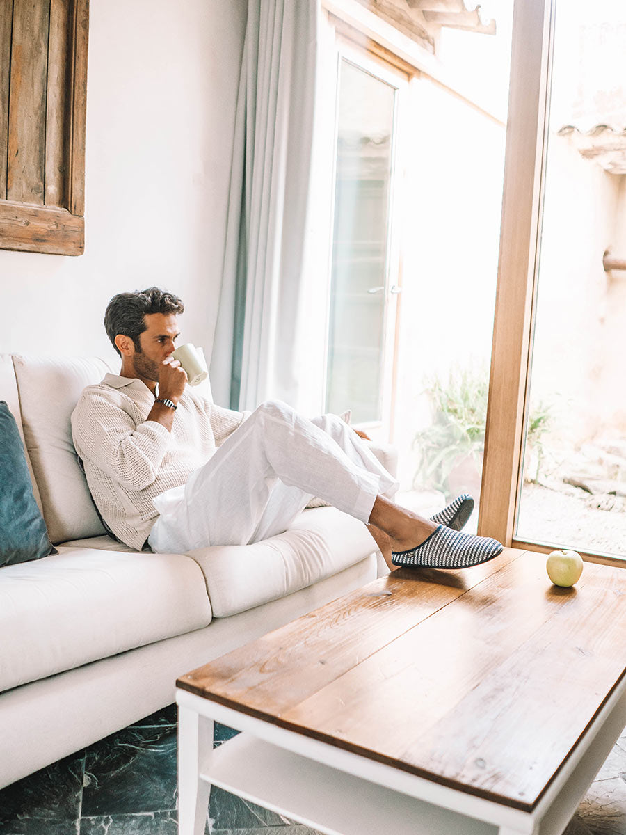 CLOG SLIPPERS IN NAVY FOR MEN -NICO-RR