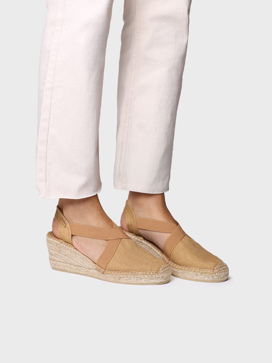 MEDIUM WEDGE VEGAN ESPADRILLES -TER