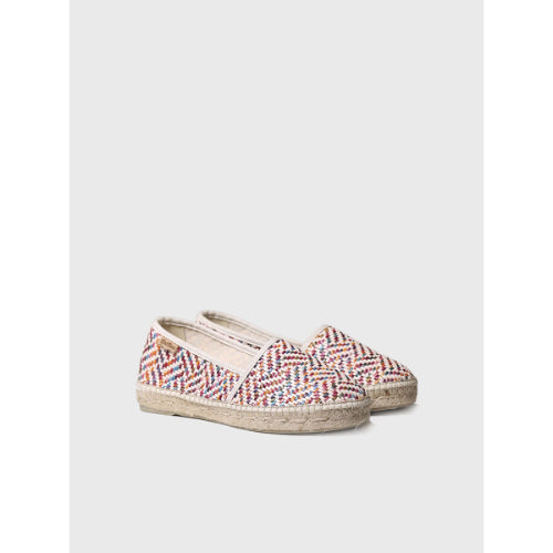 WOMEN'S RAFFIA ESPADRILLE FLAT ESPADRILLES - ALMA-MS