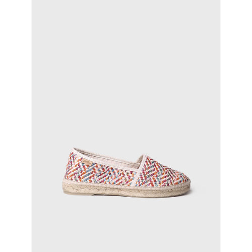 WOMEN'S RAFFIA ESPADRILLE FLAT ESPADRILLES - ALMA-MS