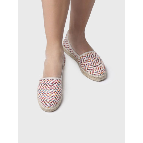 WOMEN'S RAFFIA ESPADRILLE FLAT ESPADRILLES - ALMA-MS