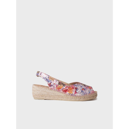 LEATHER WEDGE ESPADRILLES - BERNIA-PM
