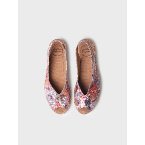 LEATHER WEDGE ESPADRILLES - BERNIA-PM