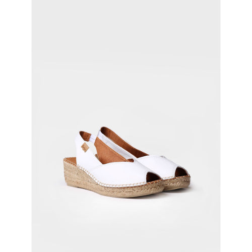 WEDGE ESPADRILLES IN LEATHER - BERNIA-P