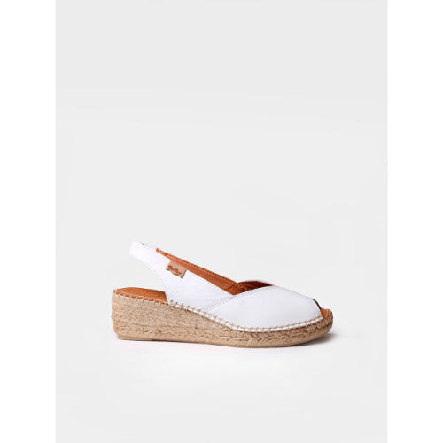 WEDGE ESPADRILLES IN LEATHER - BERNIA-P