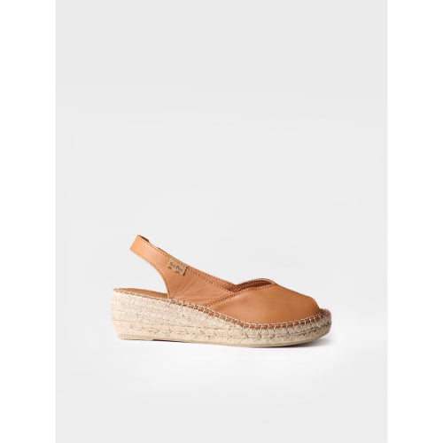 WEDGE ESPADRILLES IN LEATHER - BERNIA-P