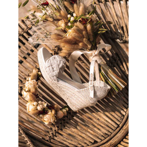 BRIDAL WEDGE ESPADRILLES - CASTRES