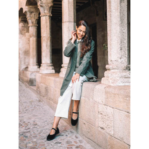 MARY JANE FOR WOMEN IN BLACK VELVET - CLOE