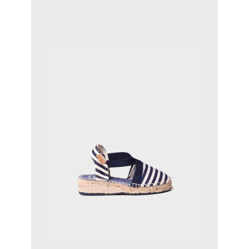 VALENCIAN ESPADRILLE FOR GIRLS IN NAVY BLUE - EDITA-DD
