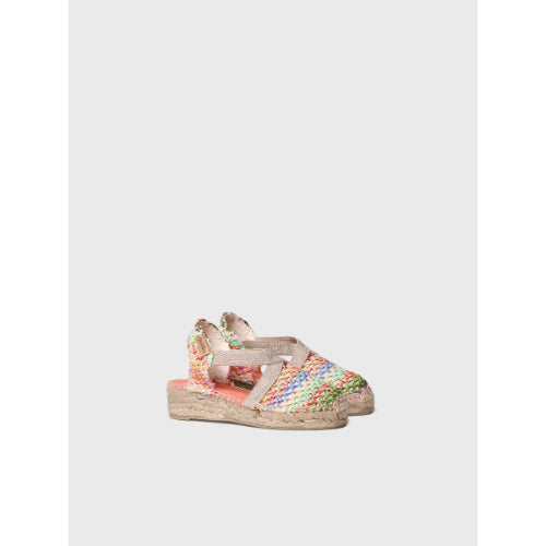 GIRL'S ESPADRILLES WITH ELASTICS - EDITA-NZ