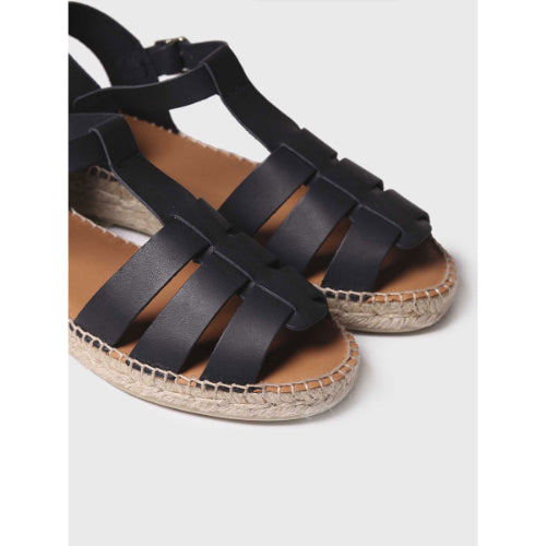 WOMEN'S FLAT FISHERMAN SANDALS IN LEATHER - EMMA