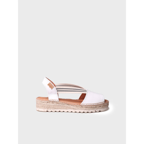 JUTE PLATFORM SANDAL FOR WOMEN - ESTEL-SW