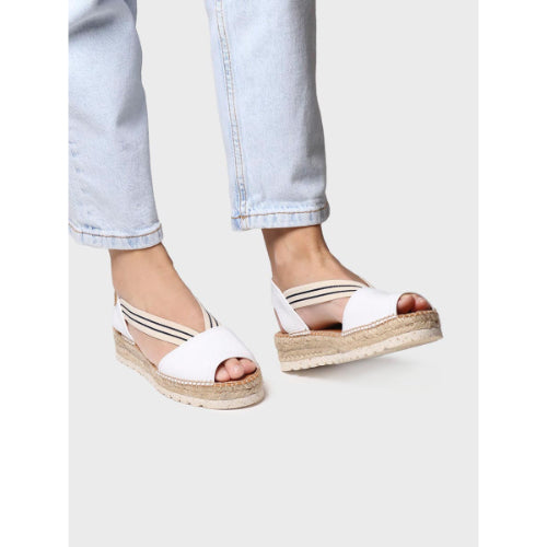 JUTE PLATFORM SANDAL FOR WOMEN - ESTEL-SW