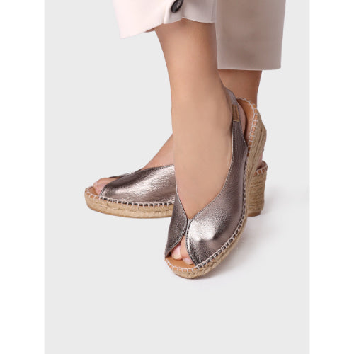 WEDGE ESPADRILLES PEEP TOE STYLE - LAILA-P