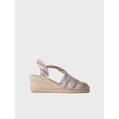 WEDGE ESPADRILLES WITH ELASTIC STRAPS - TANIA-ZR