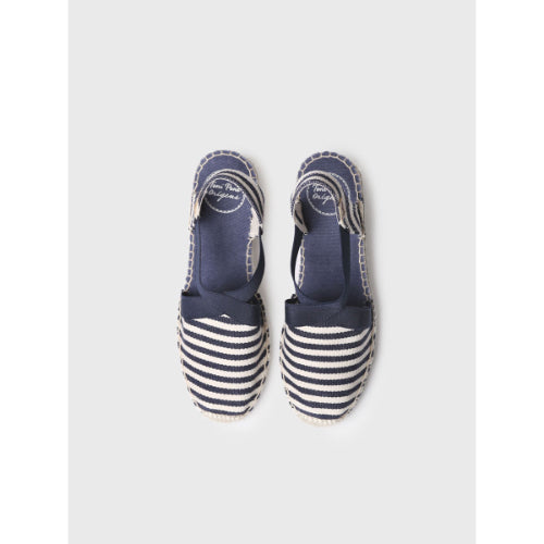NAVY BLUE SEAWEDGEESPADRILLE - TERRA-DD