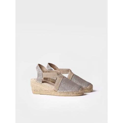 WOMEN'S SHINY VEGAN ESPADRILLES - TRITON