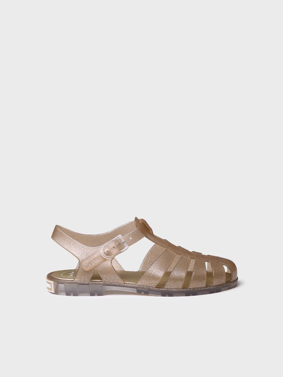 CALA - WOMEN'S WATERPROOF JELLY SANDALS WITH GLITTER