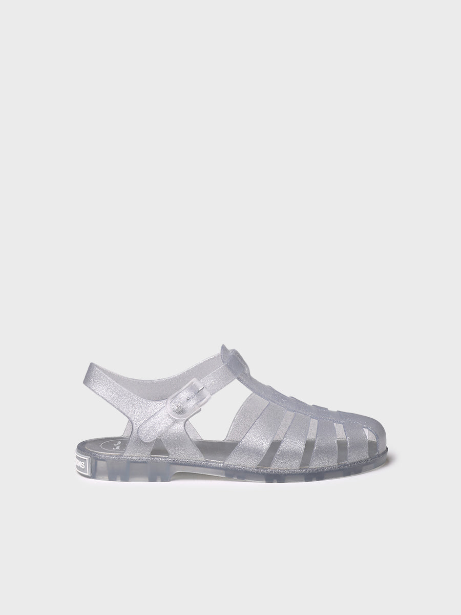 CALA - WOMEN'S WATERPROOF JELLY SANDALS WITH GLITTER
