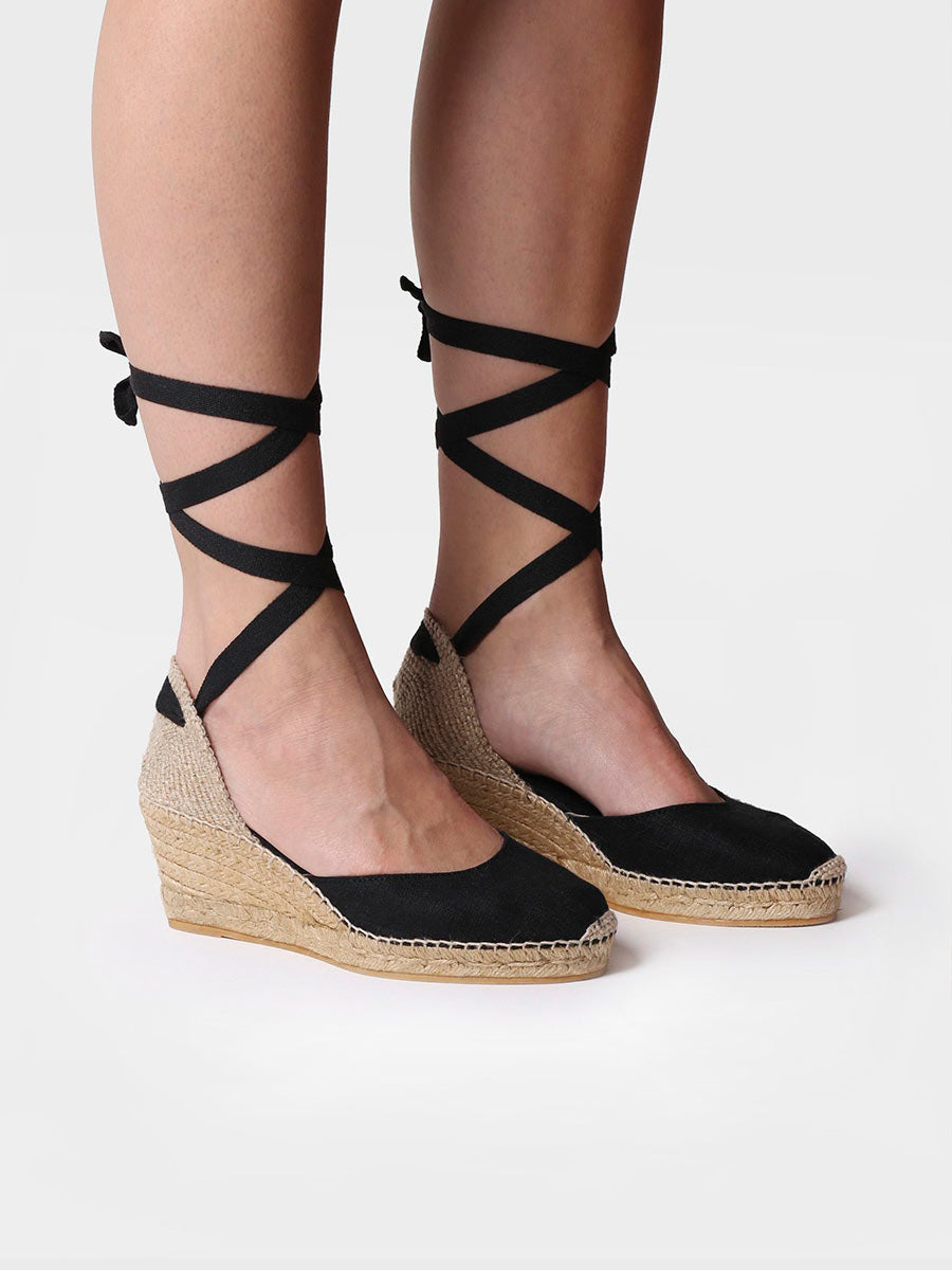 VALENCIAN WEDGE ESPADRILLES WITH VEINS-CALONGE