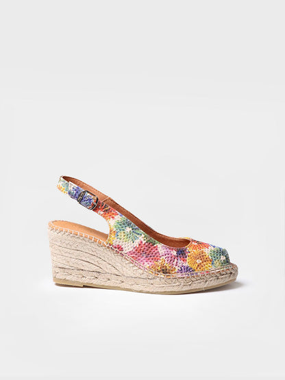 PEEP TOE STYLE WEDGE ESPADRILLES-CAROL-DM