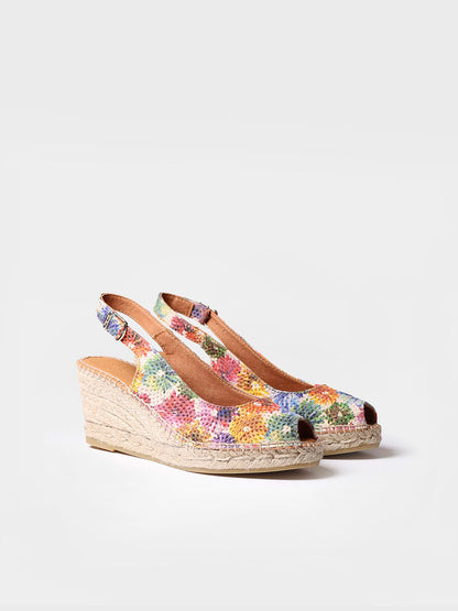 PEEP TOE STYLE WEDGE ESPADRILLES-CAROL-DM