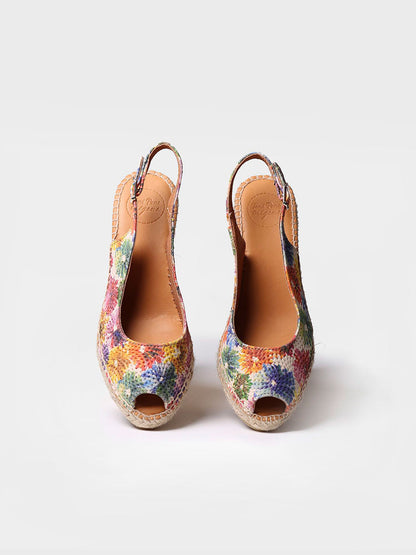 PEEP TOE STYLE WEDGE ESPADRILLES-CAROL-DM