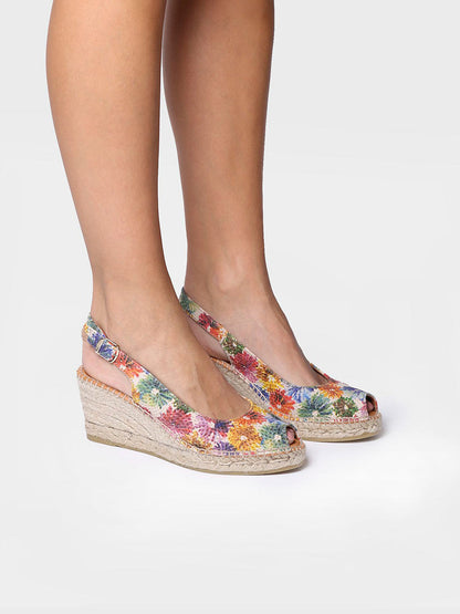 PEEP TOE STYLE WEDGE ESPADRILLES-CAROL-DM