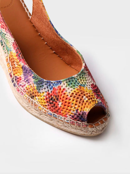 PEEP TOE STYLE WEDGE ESPADRILLES-CAROL-DM