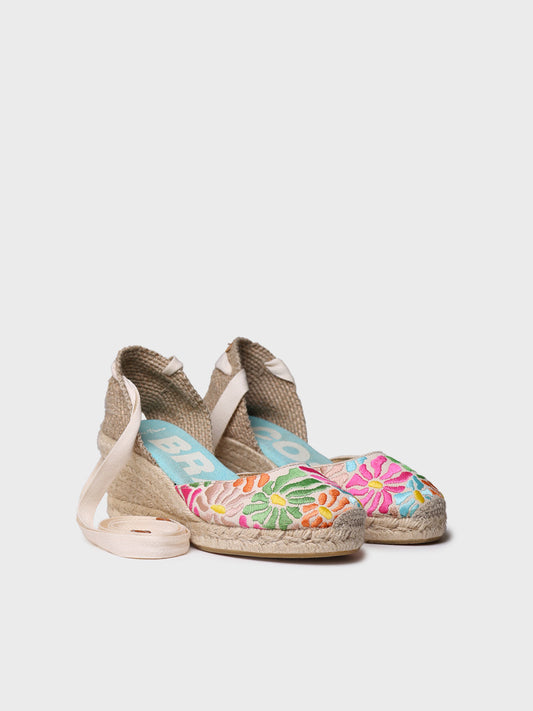 WOMENS MULTICOLOURED ESPADRILLES -CASTELL