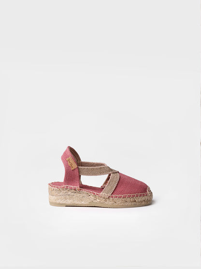 GIRL'S ESPADRILLES WITH ELASTICS-EDITA-V