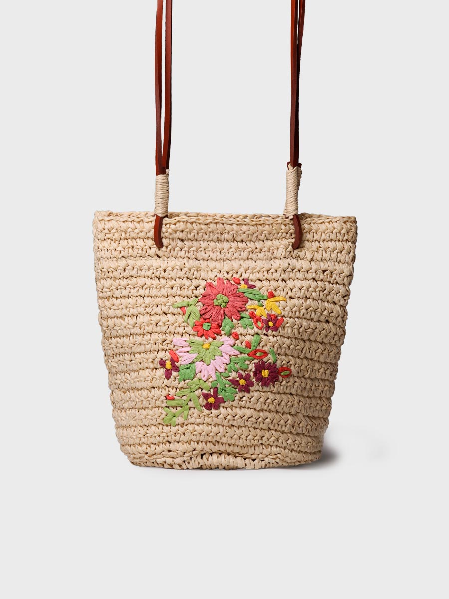 FLORAL EMBROIDERED BAG | FARELLA