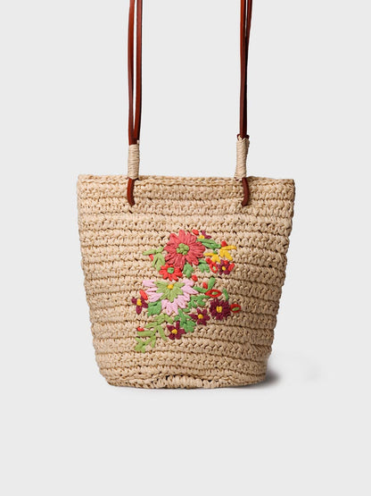 FLORAL EMBROIDERED BAG | FARELLA