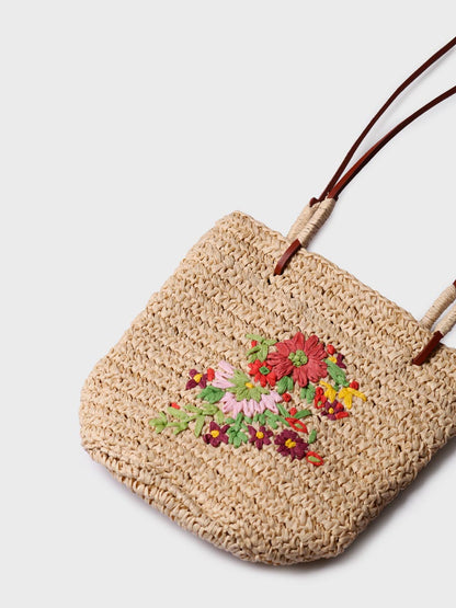 FLORAL EMBROIDERED BAG | FARELLA
