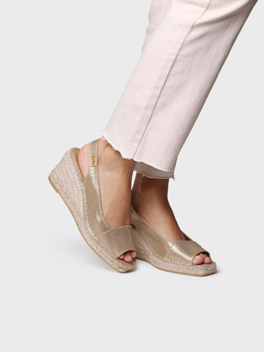 WOMEN'S WEDGE ESPADRILLE IN DYED JUTE - FIORE