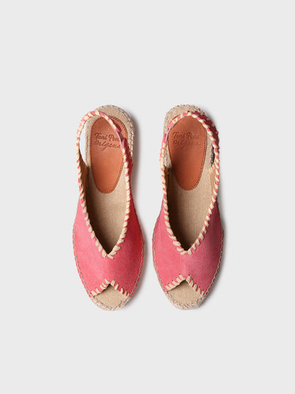 WOMEN'S PEEP-TOE WEDGE ESPADRILLE | LAILA-SD