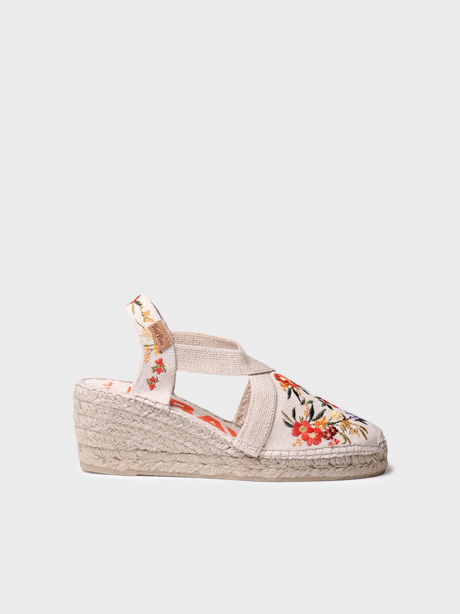 WOMENS WEDGE ESPADRILLES WITH EMBROIDERY-MONTJOI