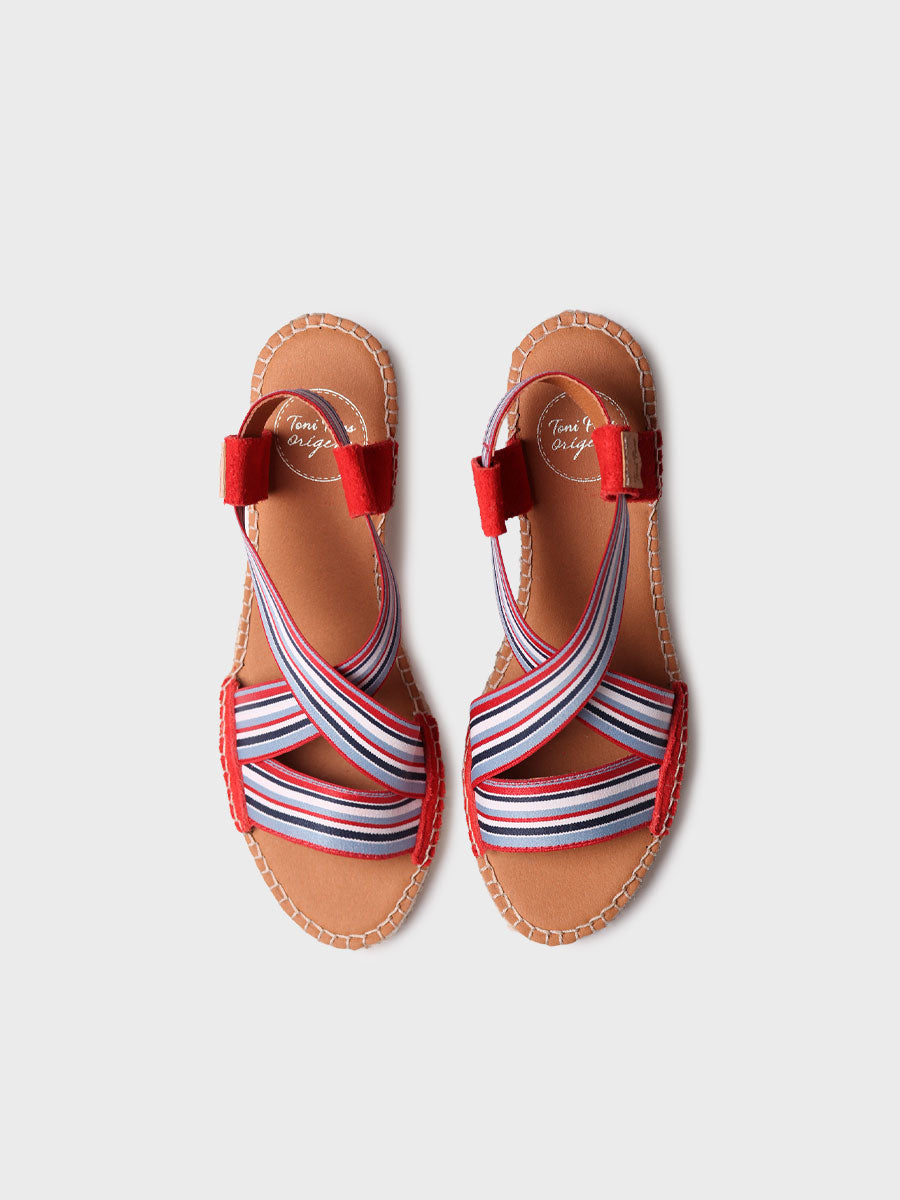 WOMEN'S WEDGE ESPADRILLE WITH ELASTIC BANDS | TINA