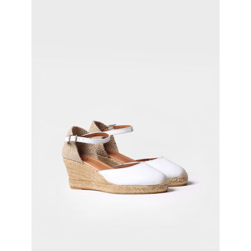 CLOSED LEATHER ESPADRILLES FOR WOMEN - COSTA-5