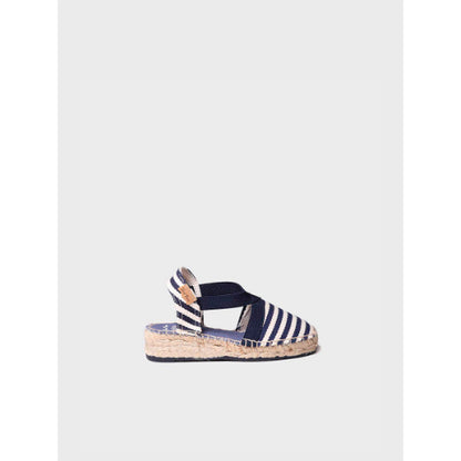 VALENCIAN ESPADRILLE FOR GIRLS IN NAVY BLUE - EDITA-DD