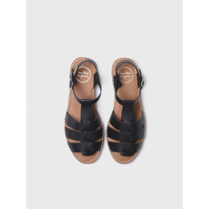 WOMEN'S FLAT FISHERMAN SANDALS IN LEATHER - EMMA